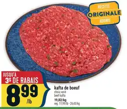 Marché Adonis KAFTA DE BOEUF | CHOIX VARIÉ BEEF KAFTA offer