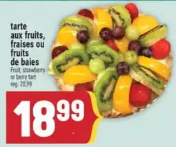 Marché Adonis TARTE AUX FRUITS, FRAISES OU FRUITS DE BAIES | FRUIT, STRAWBERRY OR BERRY TART offer