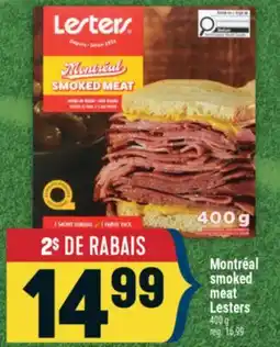 Marché Adonis MONTRÉAL SMOKED MEAT LESTERS offer