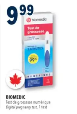 Familiprix BIOMEDIC Digital pregnancy test, 1test offer