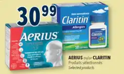 Familiprix AERIUS or CLARITIN, Selected products … offer