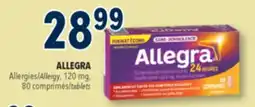 Familiprix Allegra 24h Allergy Relief Tablets 80un offer