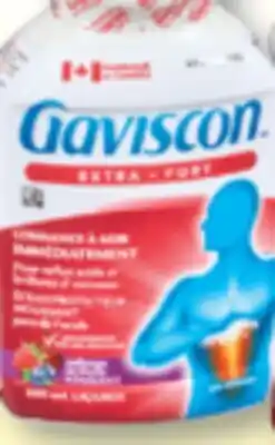 Familiprix Gaviscon extra strength fruit blend liquid offer