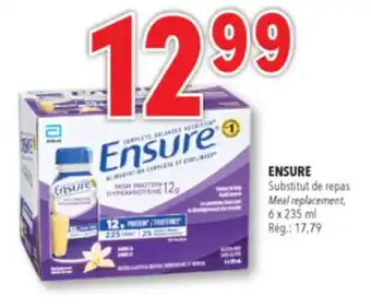Familiprix Ensure High Protein meal replacement Vanilla offer