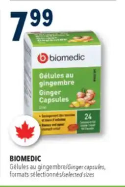 Familiprix BIOMEDIC Ginger capsules, formats selected sizes offer
