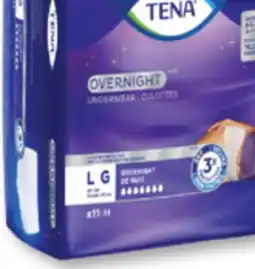 Familiprix Tena Overnight unisex protective underwear - Large 11un offer
