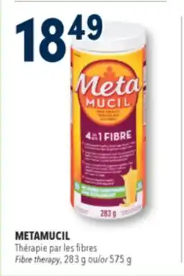 Familiprix Metamucil 4 in 1 fiber no added sweeteners offer