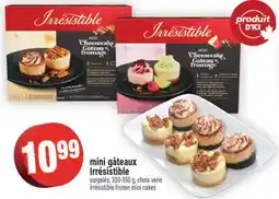 Super C mini gâteaux Irrésistible | Irrésistible frozen mini cakes offer