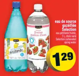 Super C Eau de source gazéifiée Selection | Selection carbonated spring water offer