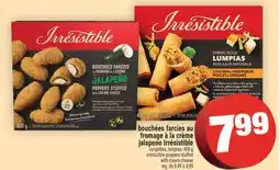 Super C BOUCHÉES FARCIES AU FROMAGE À LA CRÈME JALAPENO IRRÉSISTIBLE offer