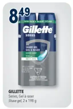 Familiprix GILLETTE, Series, Shave gel offer