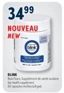 Familiprix BLINK, NutriTears, 60 capsules soft gels offer