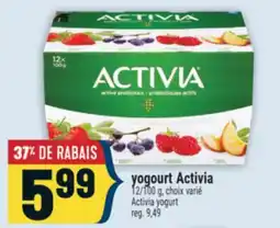Marché Adonis YOGOURT ACTIVIA | ACTIVIA YOGURT offer
