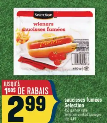 Marché Adonis SAUCISSES FUMÉES SELECTION | SELECTION SMOKED SAUSAGES offer