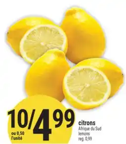 Marché Adonis CITRONS | LEMONS offer