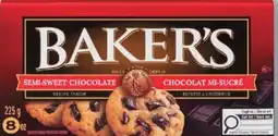 IGA BAKER'S BAKING CHOCOLATE offer