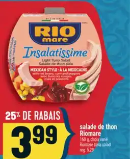 Marché Adonis SALADE DE THON RIOMARE | RIOMARE TUNA SALAD offer