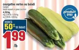 Marché Adonis COURGETTES VERTES OU BALADI | BALADI SQUASH OR GREEN ZUCCHINI offer