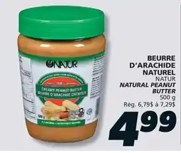 IGA NATUR NATURAL PEANUT BUTTER offer