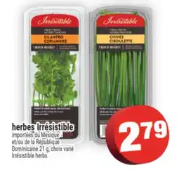 Super C herbes Irrésistible | Irrésistible herbs offer