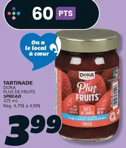 IGA DORA PLUS DE FRUITS SPREAD offer