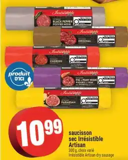 Super C saucisson sec Irresistible Artisan | Irrésistible Artisan dry sausage offer