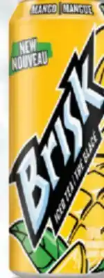 IGA BRISK SOFT DRINK, ICED TEA, LEMONADE OR NATURAL CARBONATED SPRING WATER offer