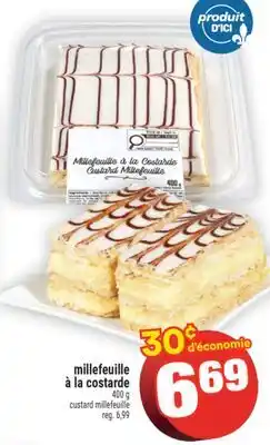 Super C Millefeuille à la costarde | custard millefeuille offer