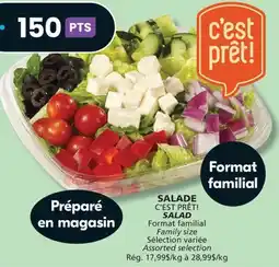 IGA C'EST PRÊT! SALAD offer
