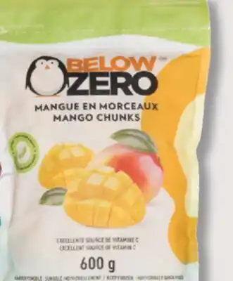 IGA BELOW ZERO FROZEN FRUITS offer