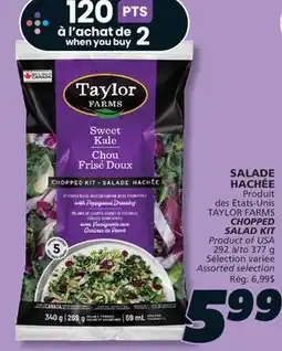 IGA TAYLOR FARMS CHOPPED SALAD KIT offer