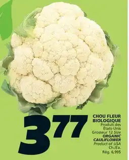 IGA ORGANIC CAULIFLOWER offer