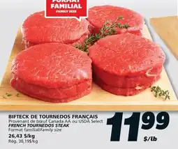 IGA FRENCH TOURNEDOS STEAK offer