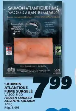IGA VASCO & CO FROZEN SMOKED ATLANTIC SALMON offer