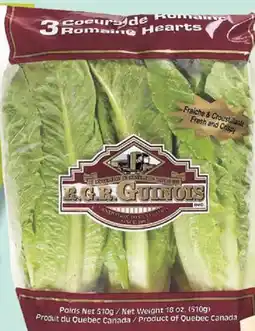 IGA ROMAINE HEARTS offer