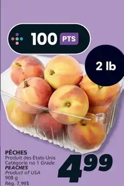 IGA PEACHES offer