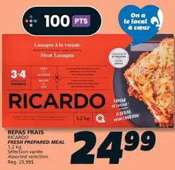IGA RICARDO FRESH PREPARED MEAL offer
