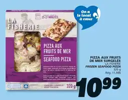 IGA LA FISHERIE FROZEN SEAFOOD PIZZA offer
