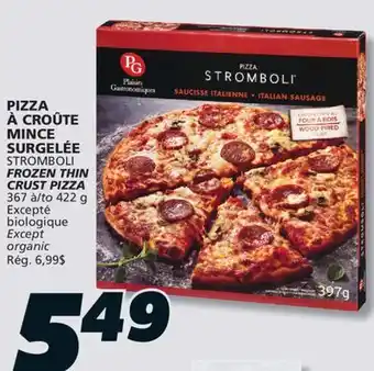 IGA STROMBOLI FROZEN THIN CRUST PIZZA offer