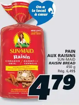 IGA SUN-MAID RAISIN BREAD offer