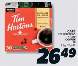 IGA TIM HORTONS K-CUP COFFEE offer