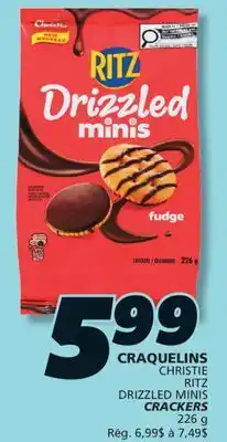 IGA CHRISTIE RITZ DRIZZLED MINIS CRACKERS offer