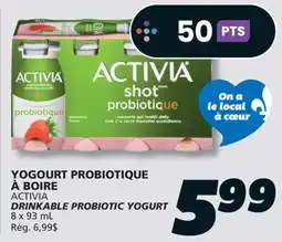 IGA ACTIVIA DRINKABLE PROBIOTIC YOGURT offer