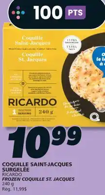 IGA RICARDO FROZEN COQUILLE ST. JACQUES offer