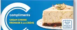 IGA COMPLIMENTS CREAM CHEESE offer