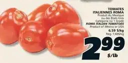 IGA ROMA ITALIAN TOMATOES offer