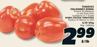 IGA ROMA ITALIAN TOMATOES offer