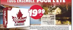 IGA MOLSON CANADIAN BEER offer