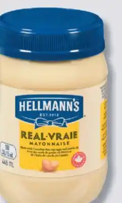 IGA HELLMANN'S MAYONNAISE offer