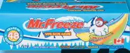 IGA MR. FREEZE FROZEN TREATS offer